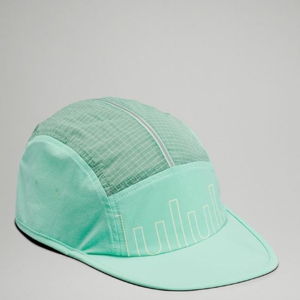 New with Tags!!! Lululemon Drawcord Hiking Cap Wild Mint Green Dewy Tiffany Blue - Picture 6 of 13